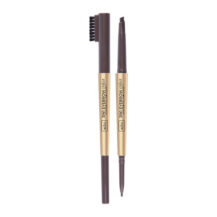 Kredka do brwi Wibo 3w1 Eyebrow Stylist Dark Brown - Model P1