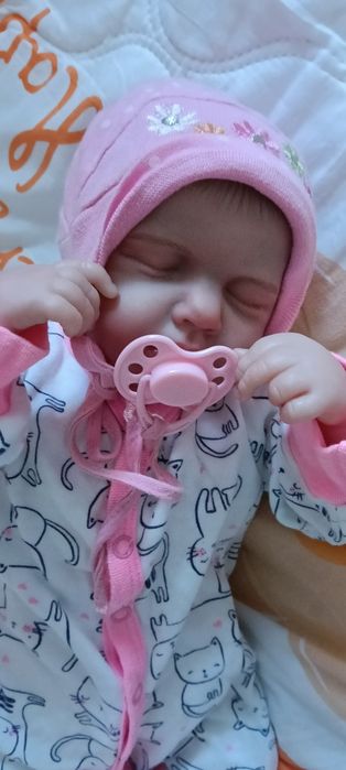 Nowa śliczna lalka typ reborn ok.50cm.