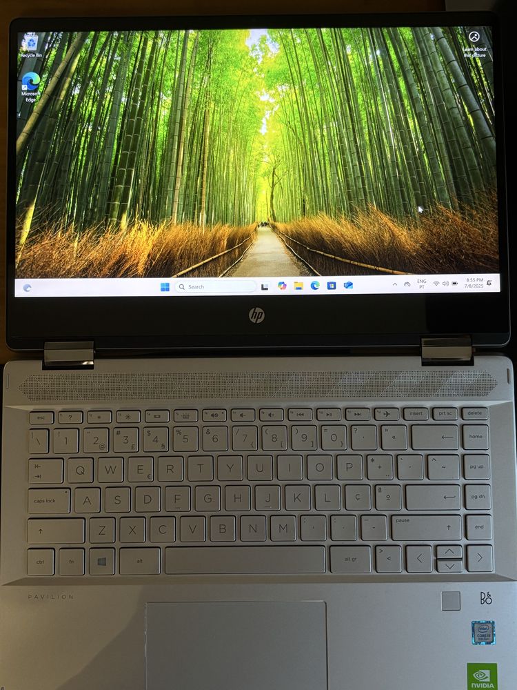 HP Pavilion x360 touch i5 8265U nvidia mx130