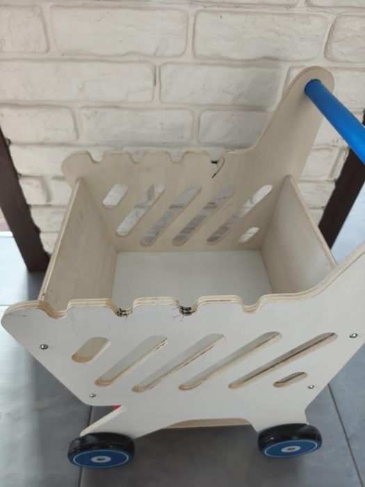 Drewniany wózek na zakupy Lidl Playtive