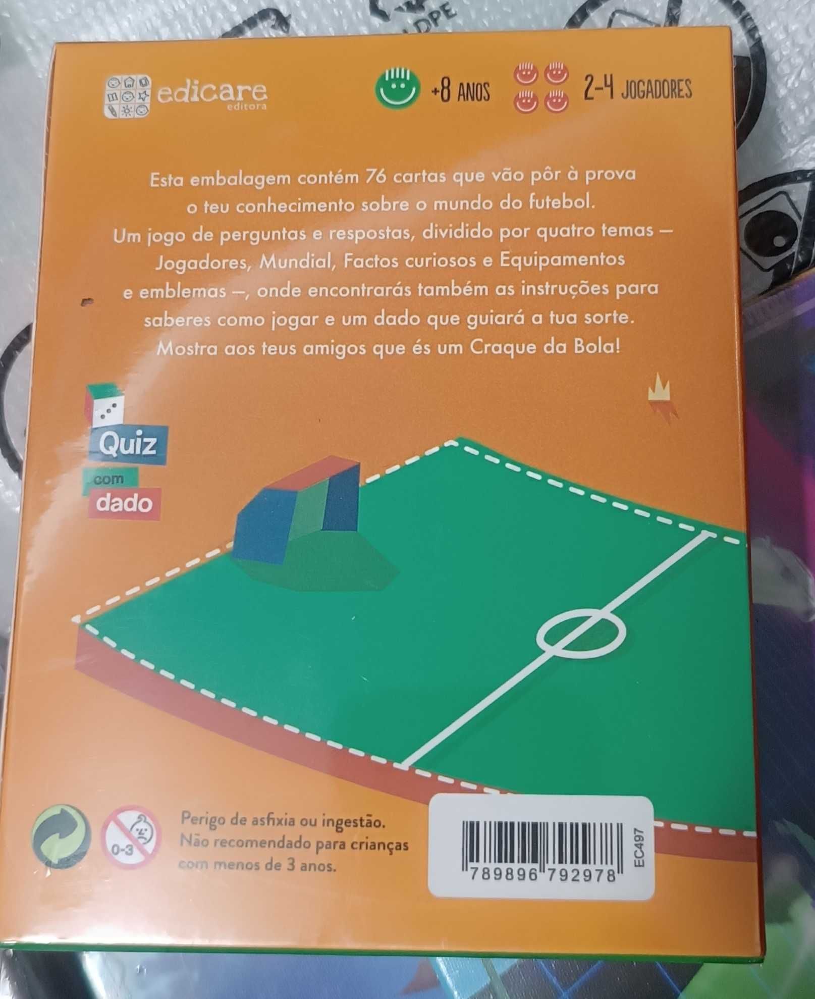 Jogo/Quiz Craques da Bola  Novo e Selado