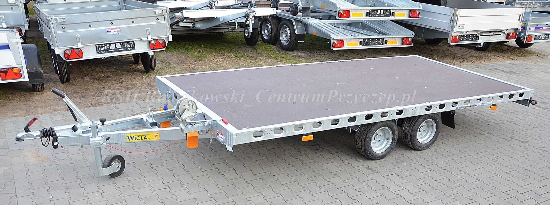 Przyczepa WIOLA PLATFORMA 4,1x2,1m MULTITRAILER DMC2,7 Przyczepy RSH