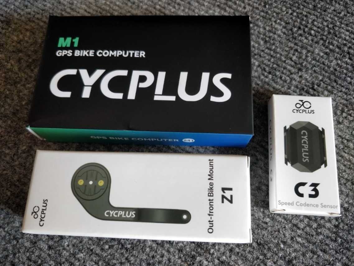 gps licznik CYCPLUS M1 V.3 + uchwyt Z1 + czujnik kadencji/prędkości C3