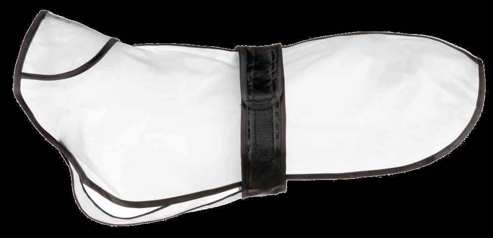 Capa Impermeável transparente para proteger o seu cão da chuva