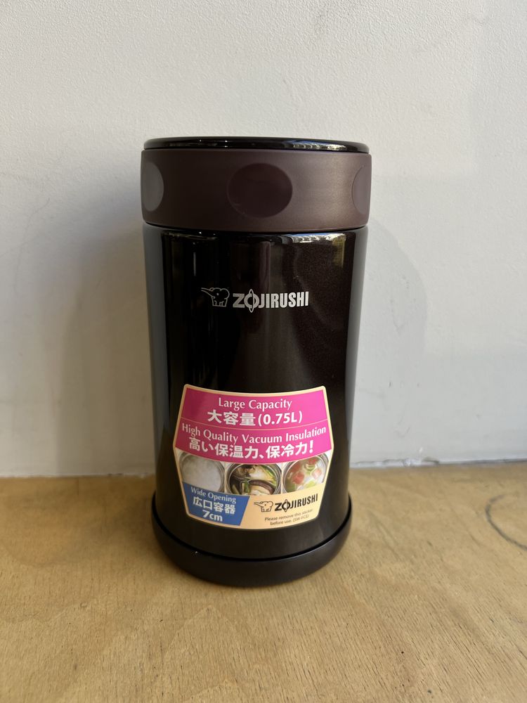 ТЕРМОС ZOJIRUSHI ХАРЧОВИЙ 0.75 Л BLACK ( нержавіюча сталь)