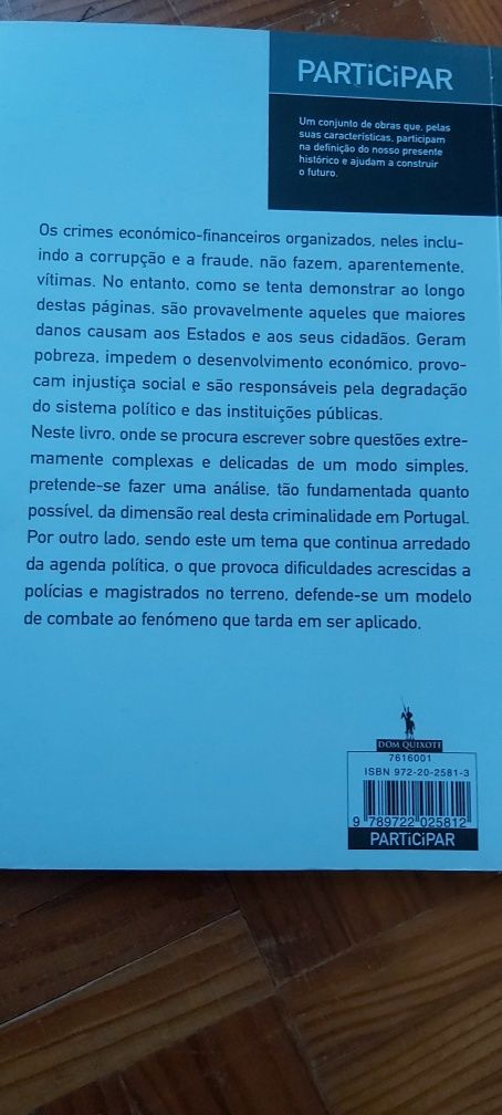 O inimigo sem rosto, fraude e corrupção em Portugal