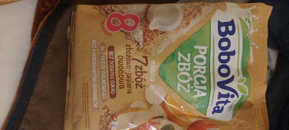 Sprzedam kaszki mleczne Bobovita 7 zbóż