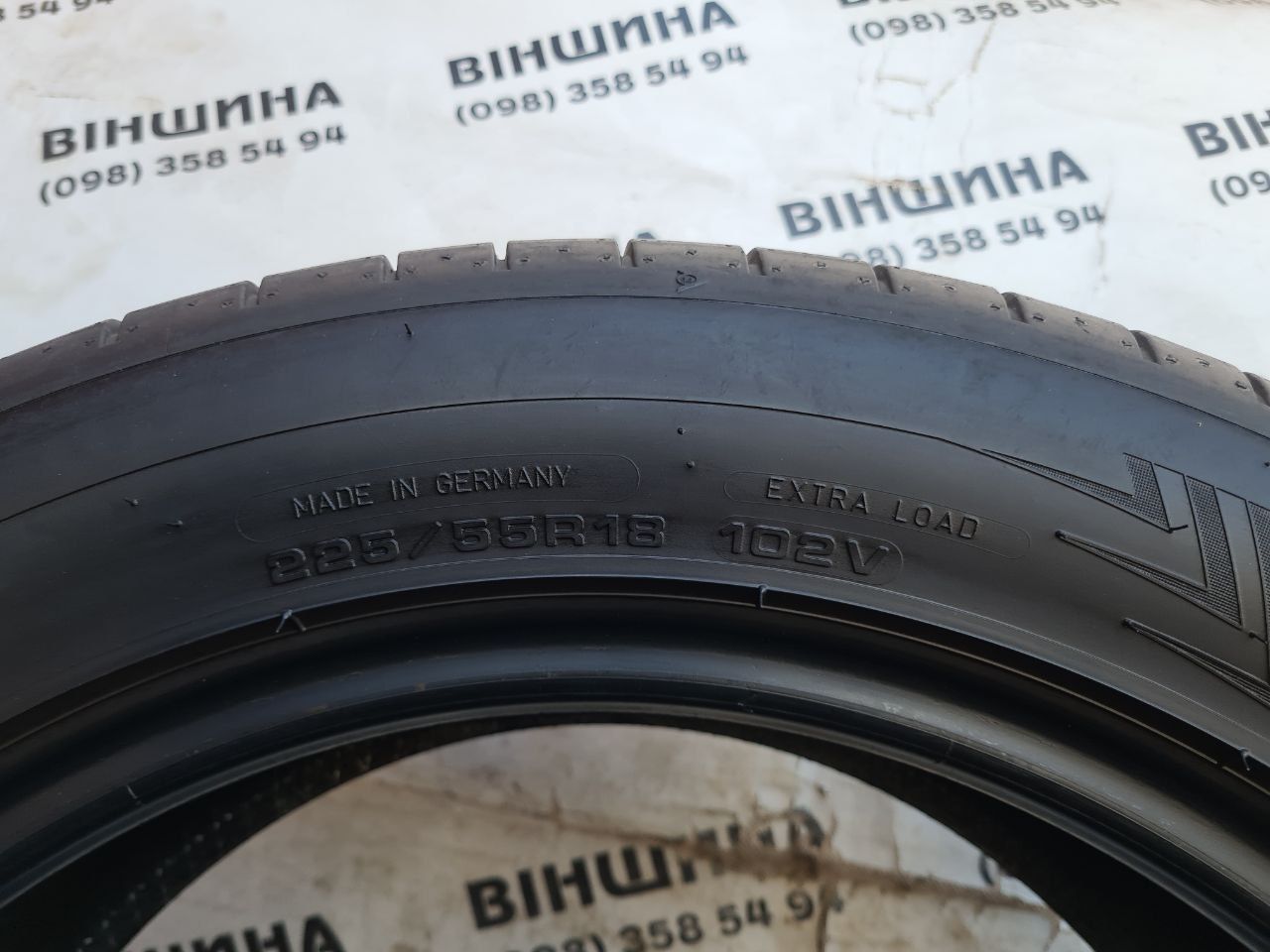 Шини 225/55 R 18 Dunlop Sport Maxx RT2. Літо пара. Колеса склад.