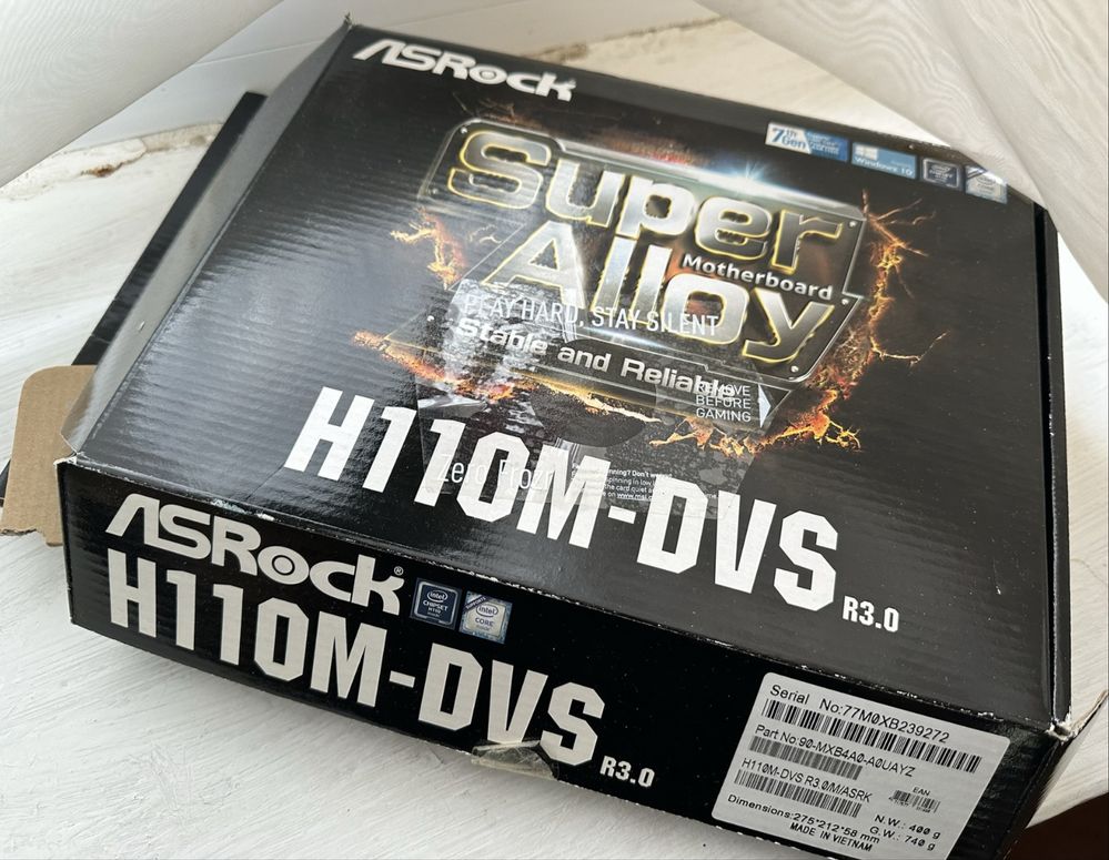 Plyta glowna asrock as rock h110m-dvs r 3.0 h110