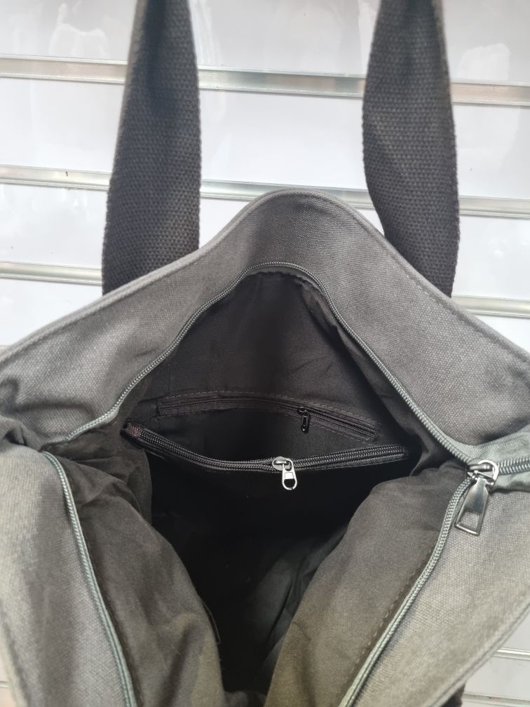 Szara torebka damska shopper