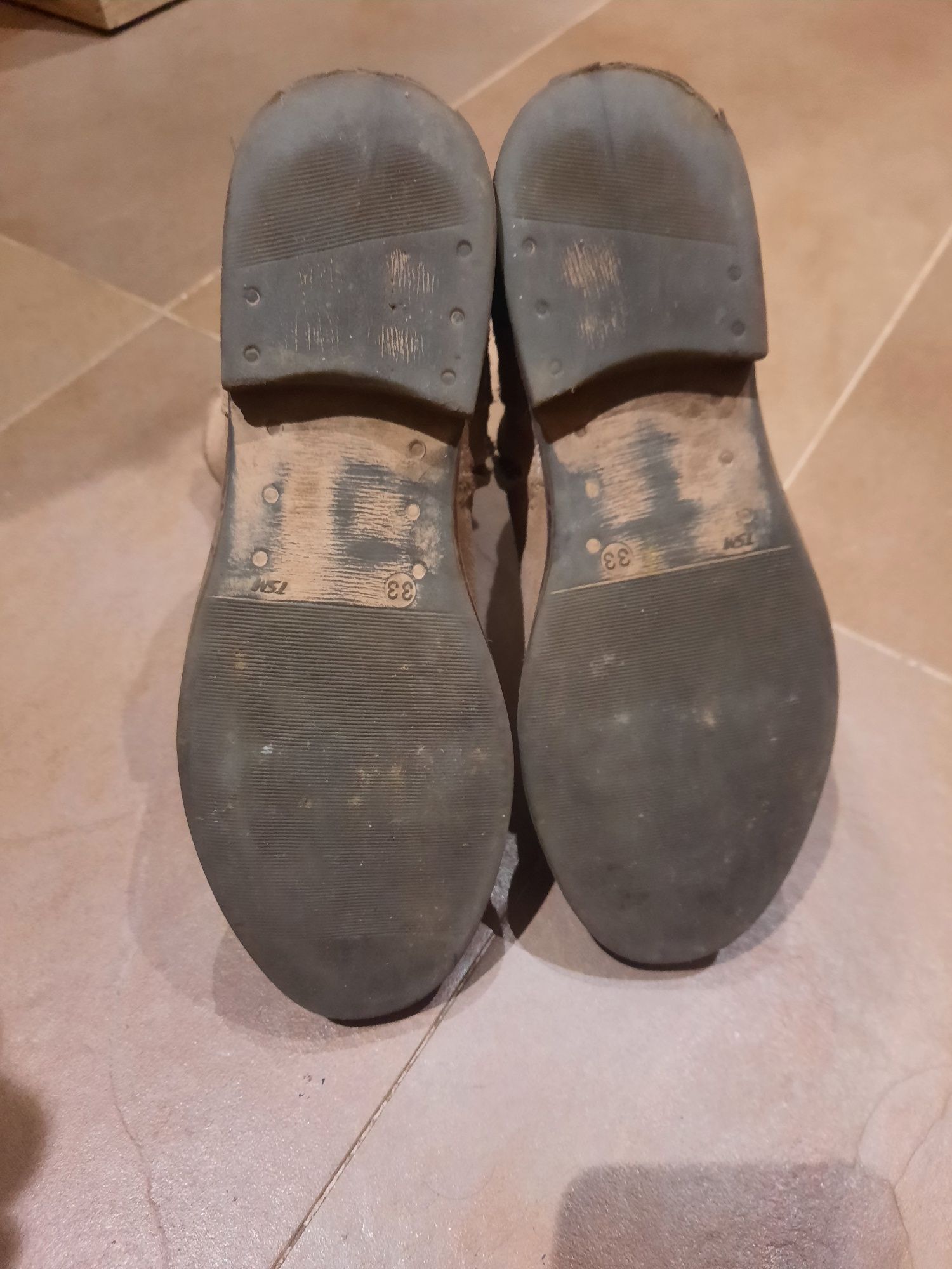 Botas camurça MassimoDutti n°33