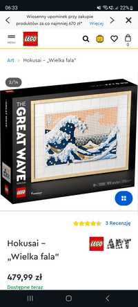 Lego Hokusai - " wielka fala" nowe