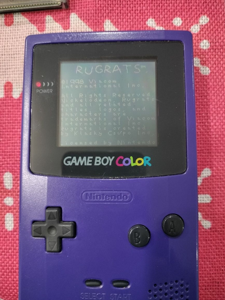 Gameboy color com 5 jogos