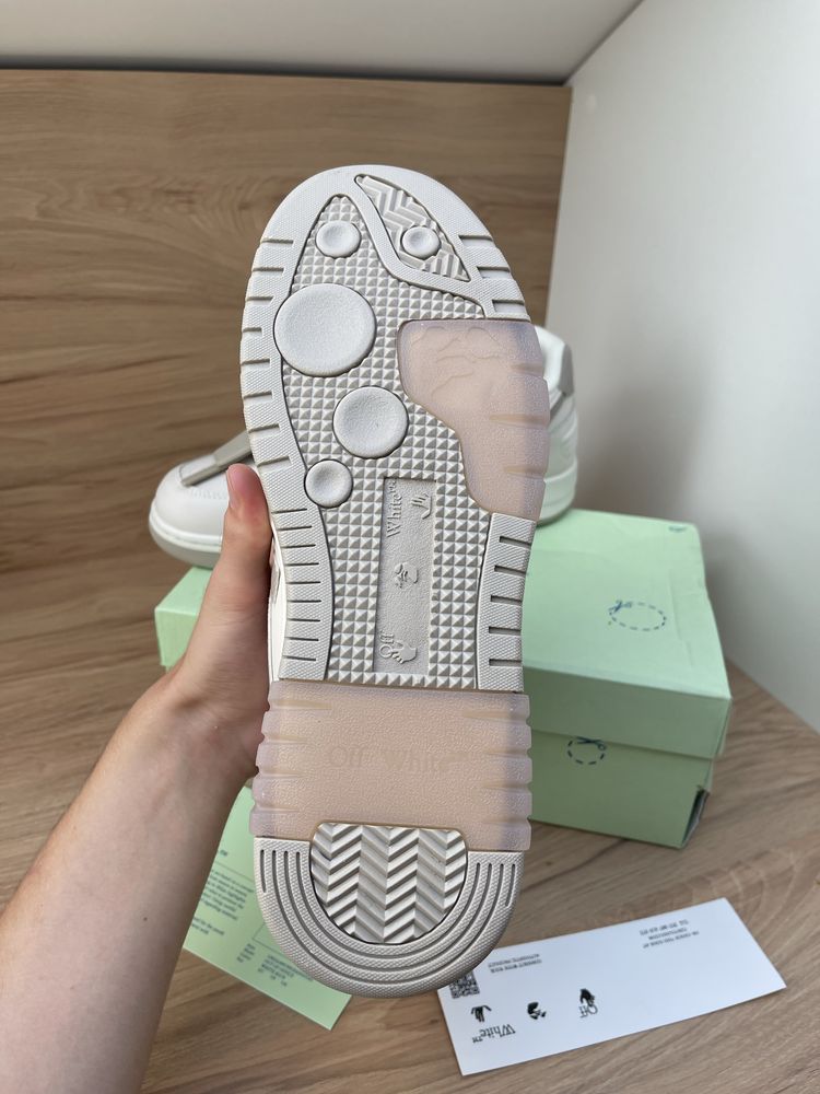 Кросівки Off-White / Out Of Office / оф вайт white/black