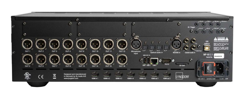 Procesor Audio Video Lyngdorf MP-60 2.1 Kalibracja RoomPerfect™ Nowy