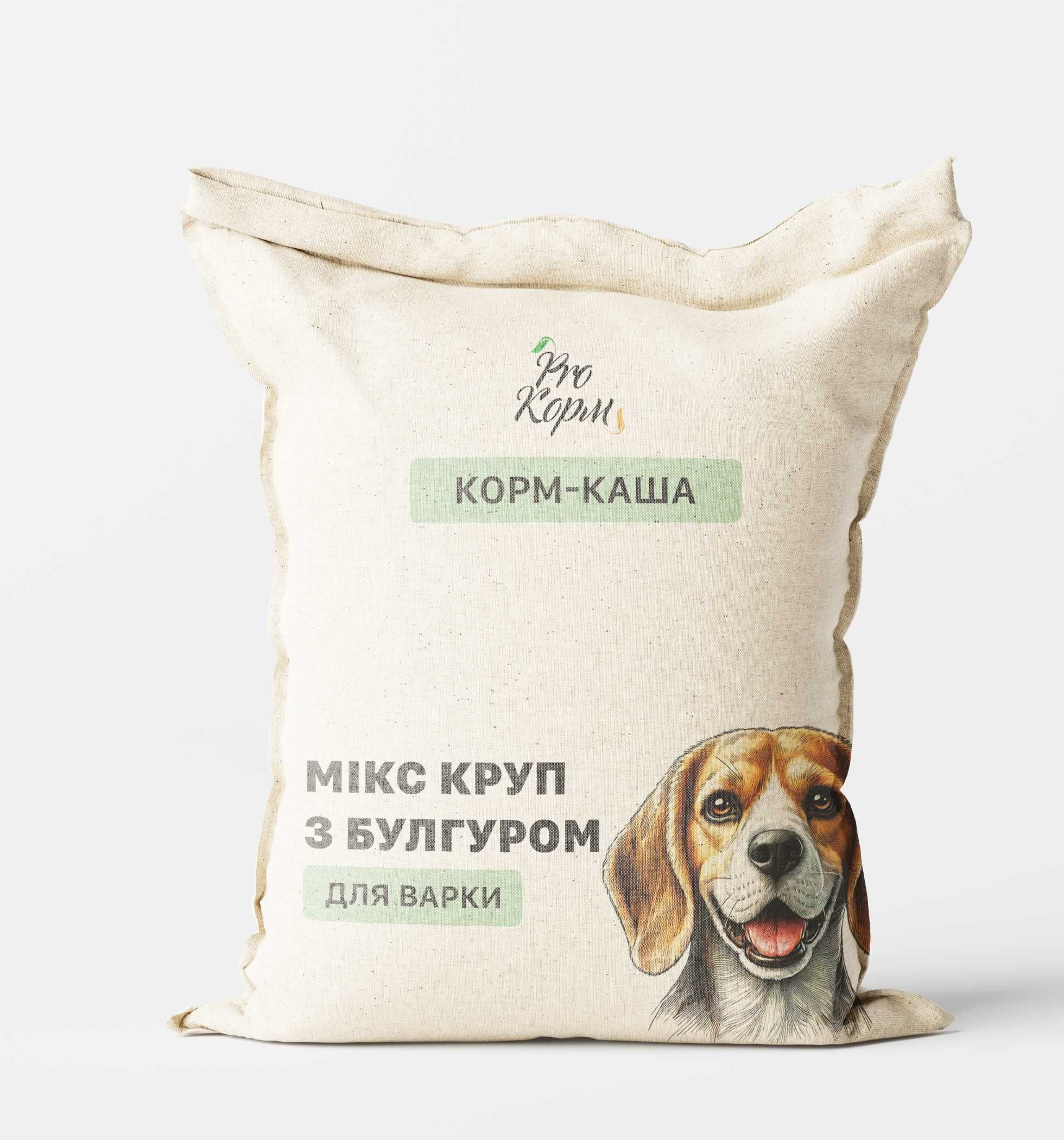 Злаковая каша для собак + булгур