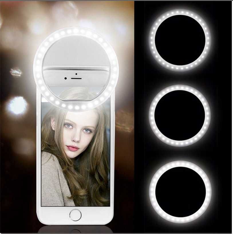 Подсветка для фото камеры селфи кольцо на смартфон