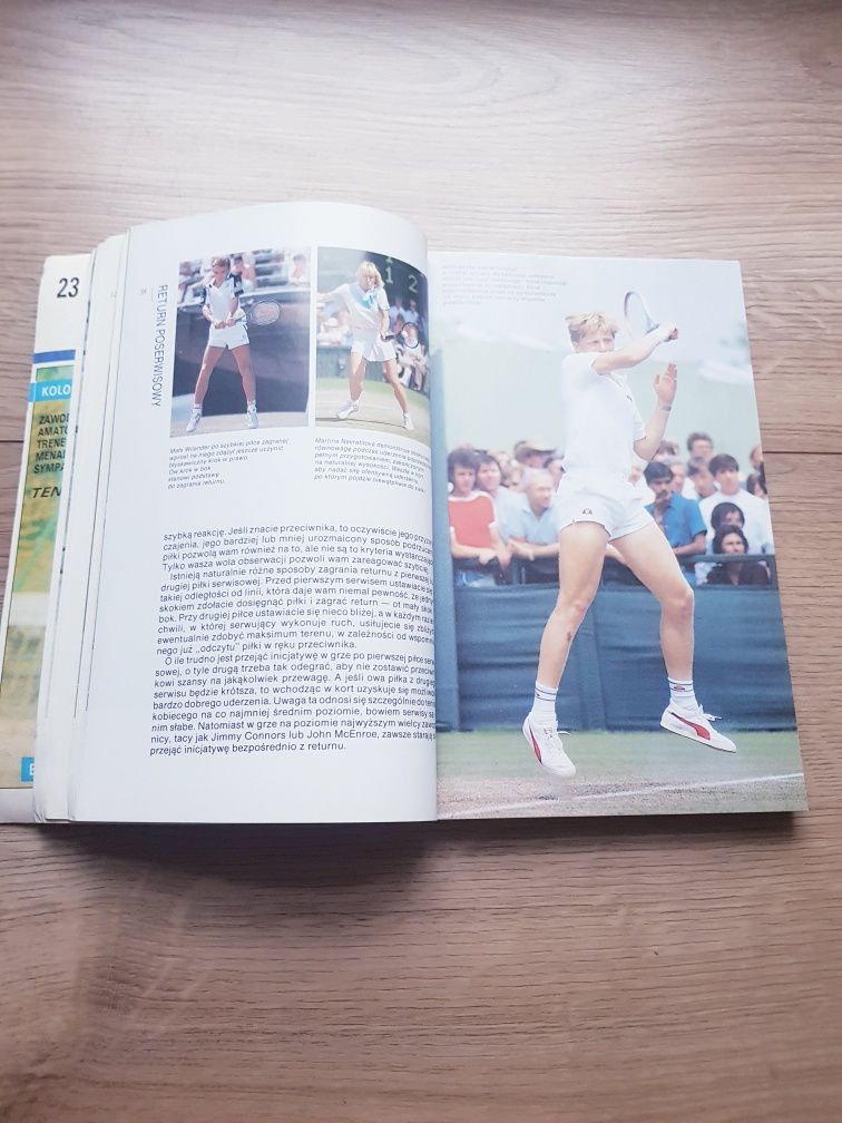 Książka Tenis technika ,trening, taktyka Georges Deniau