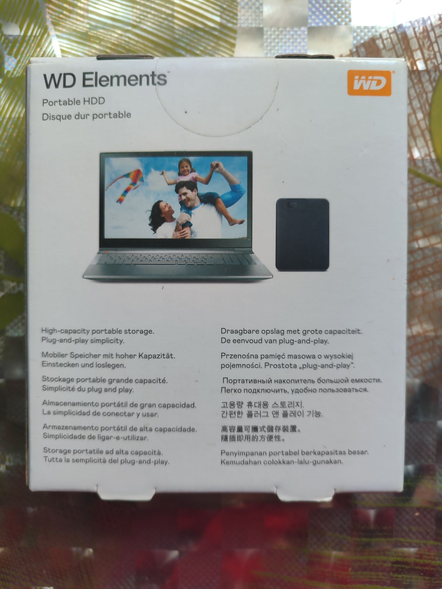 Внешний жёсткий диск Western Digital Elements 1 ТБ