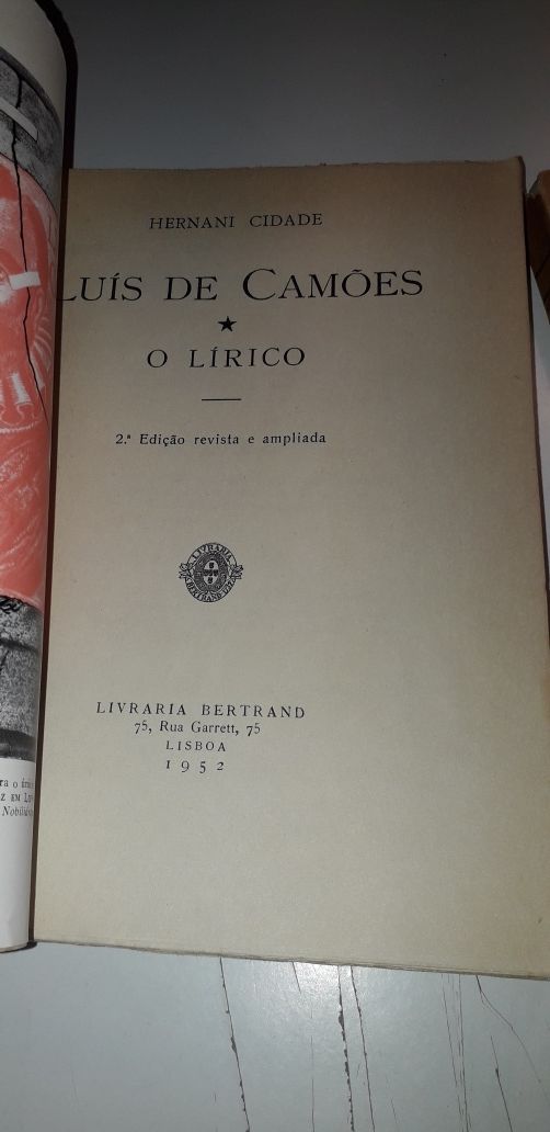 Luís de Camões, O Épico + O Lírico (1952/53) Hernani Cidade