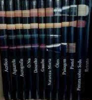 Coleção "Segredos do Desenho e da Pintura" 12 vols completo, como Novo