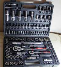 Набор инструментов для гаража головки ключи трещетки 108шт в чемодане