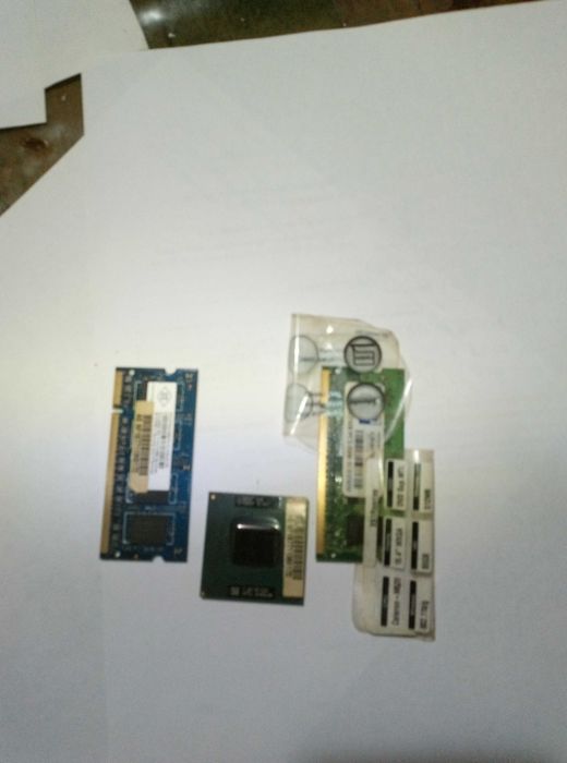 Процессор и память в ноутбук