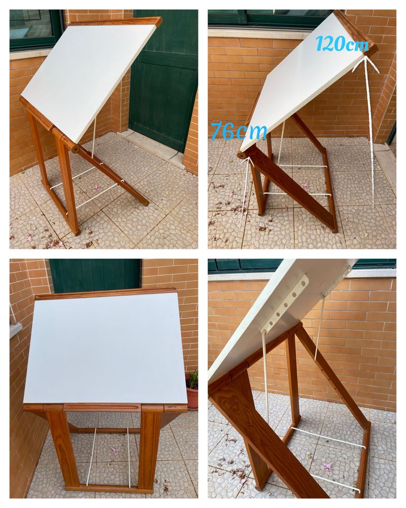Estirador/ mesa de desenho inclinável