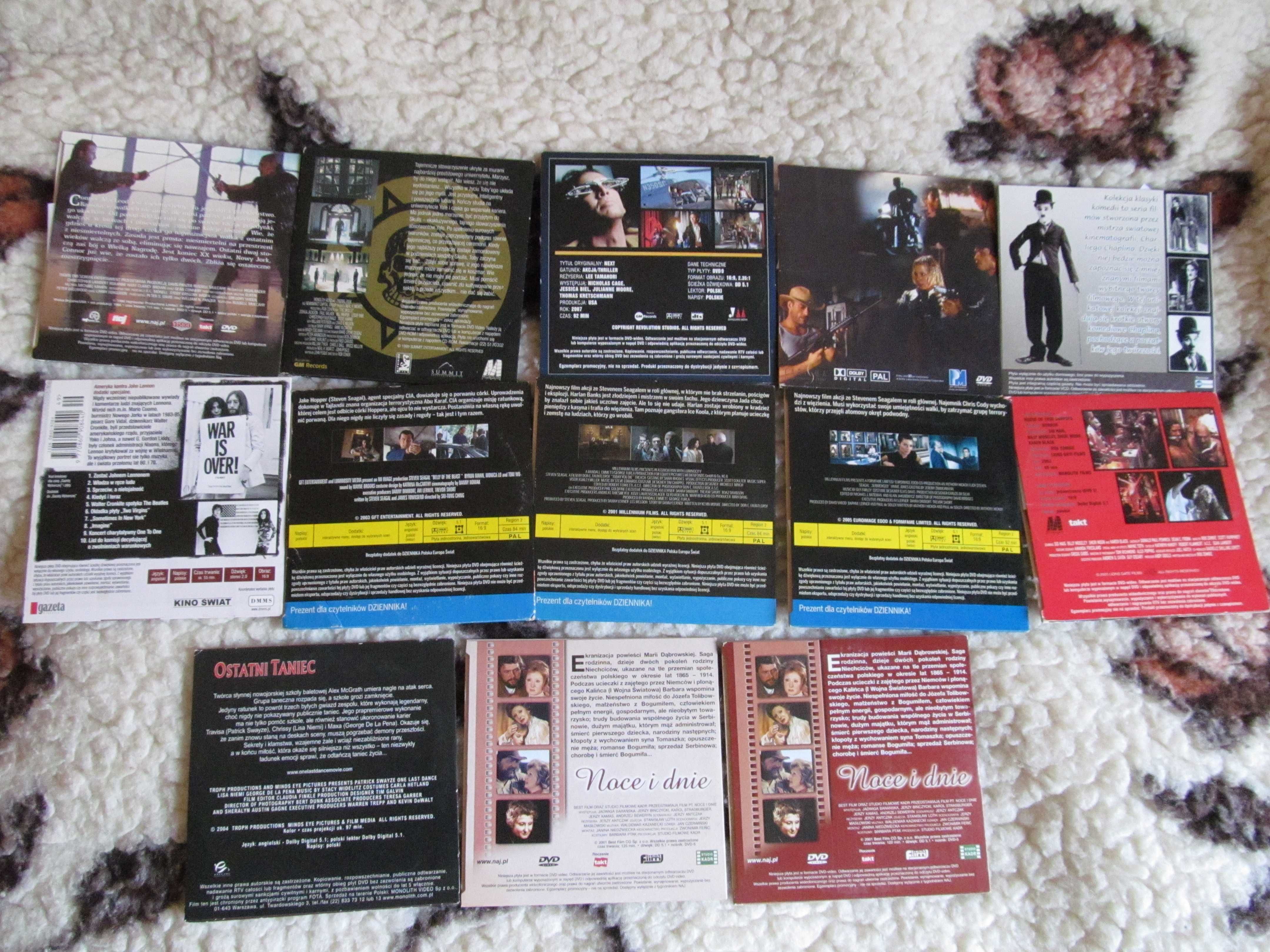 Płyty DVD - zestaw 13szt