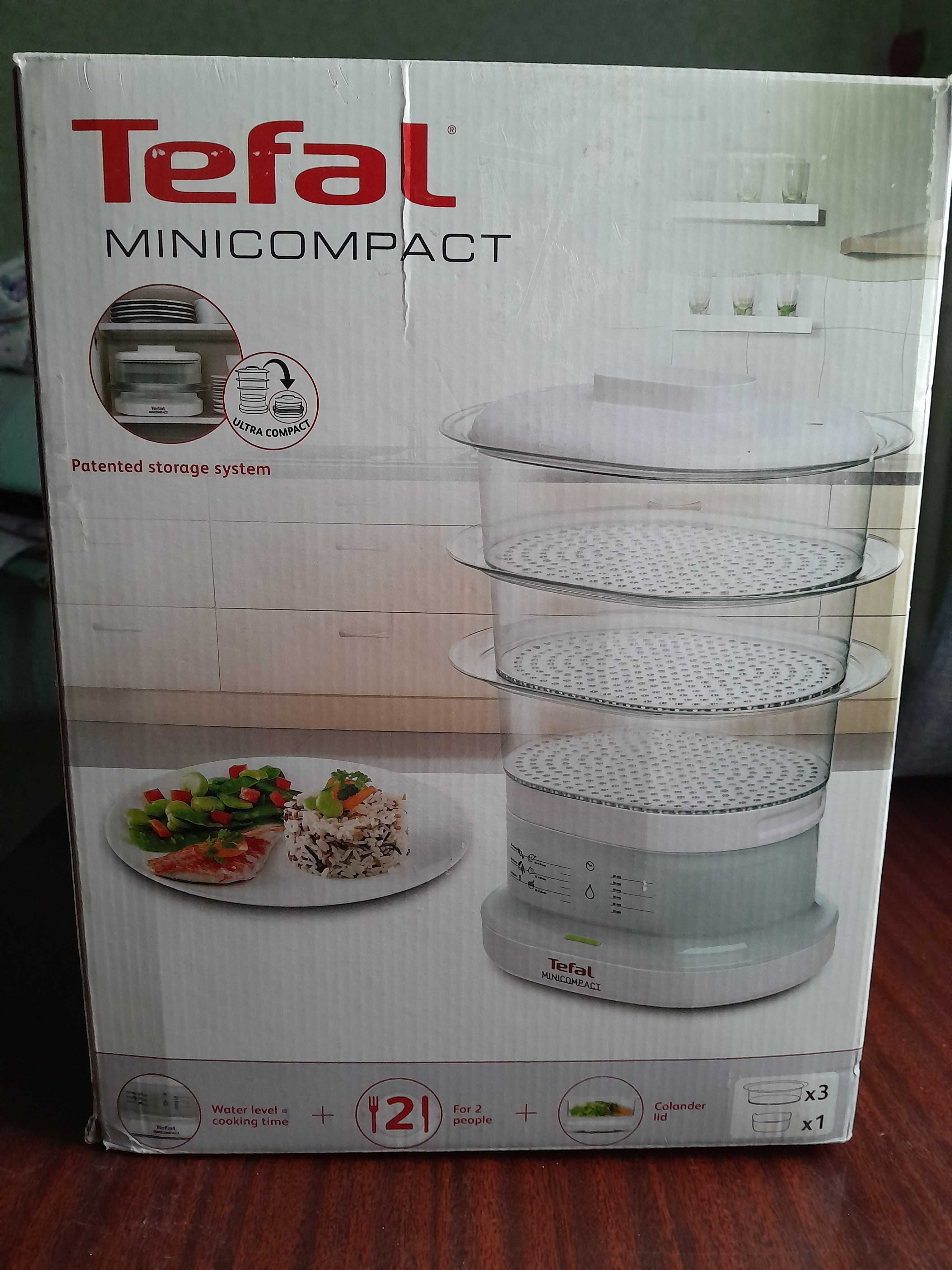 Пароварка TEFAL minicompact VC-1301