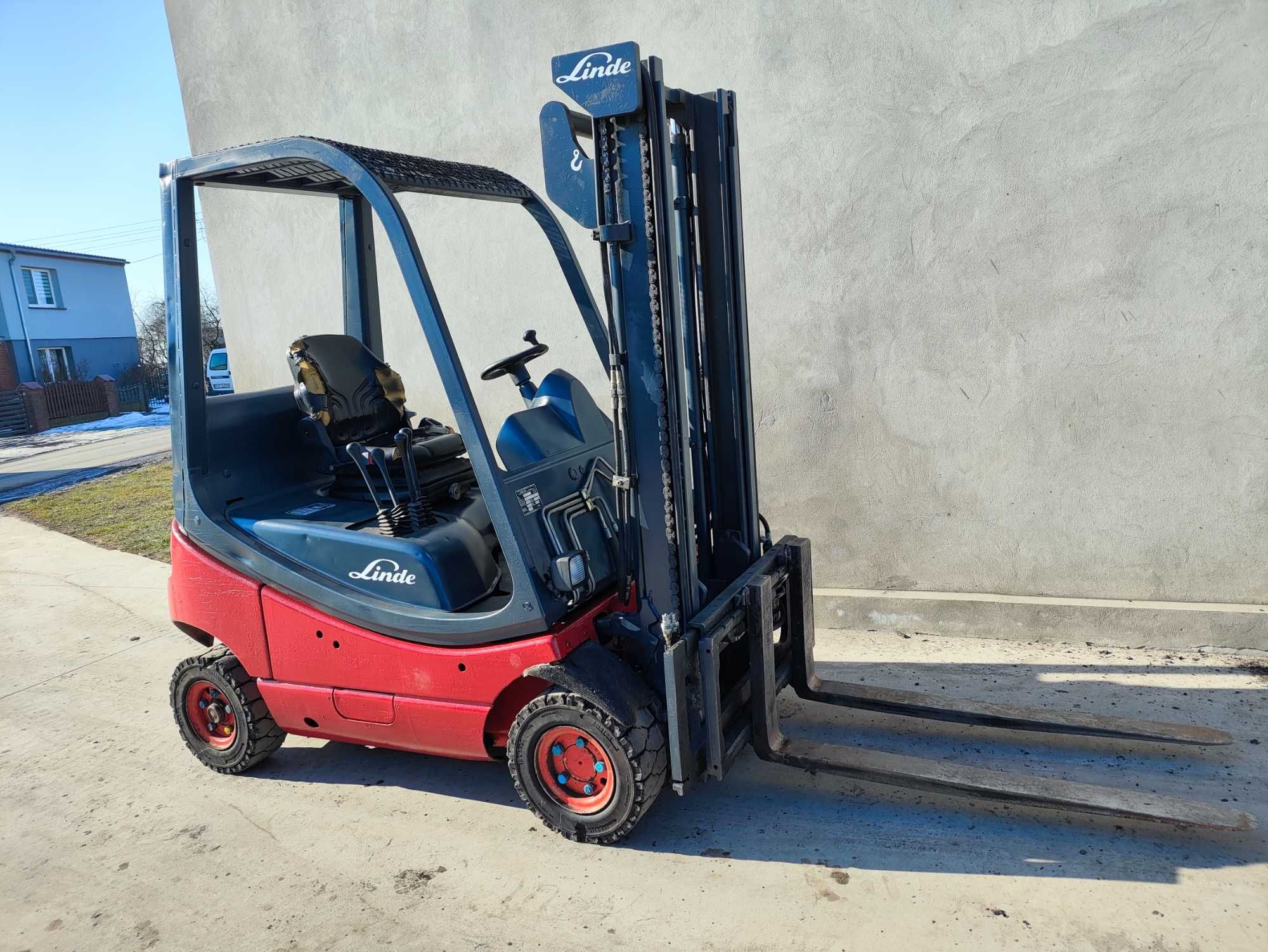 Wózek widłowy Linde H16 z UDT, 4 sekcje, widlak, ładowarka