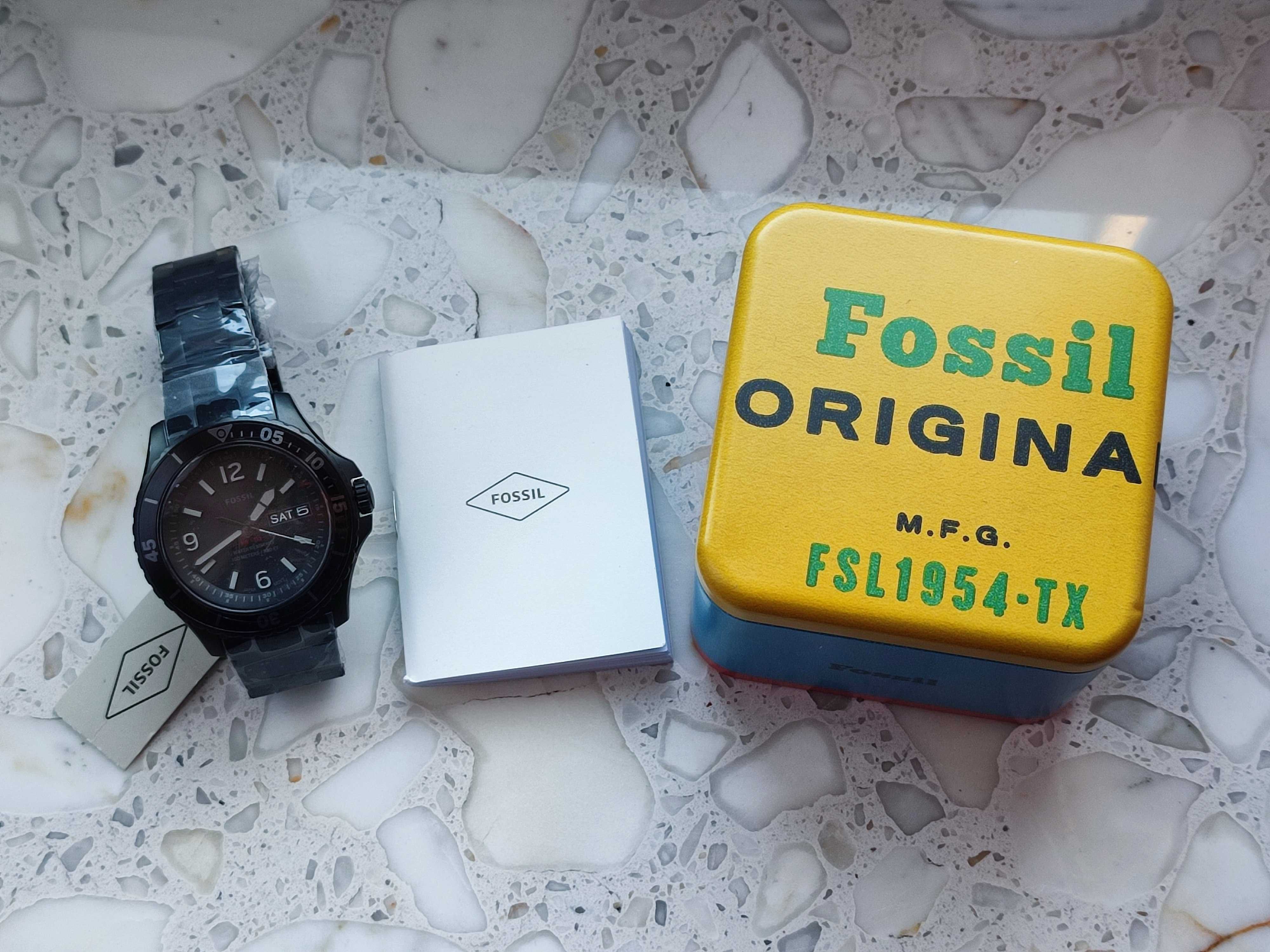 FOSSIL Diver FB-02 Nowy! 10atm Gwarancja! FS5688  Męski Duży Masywny