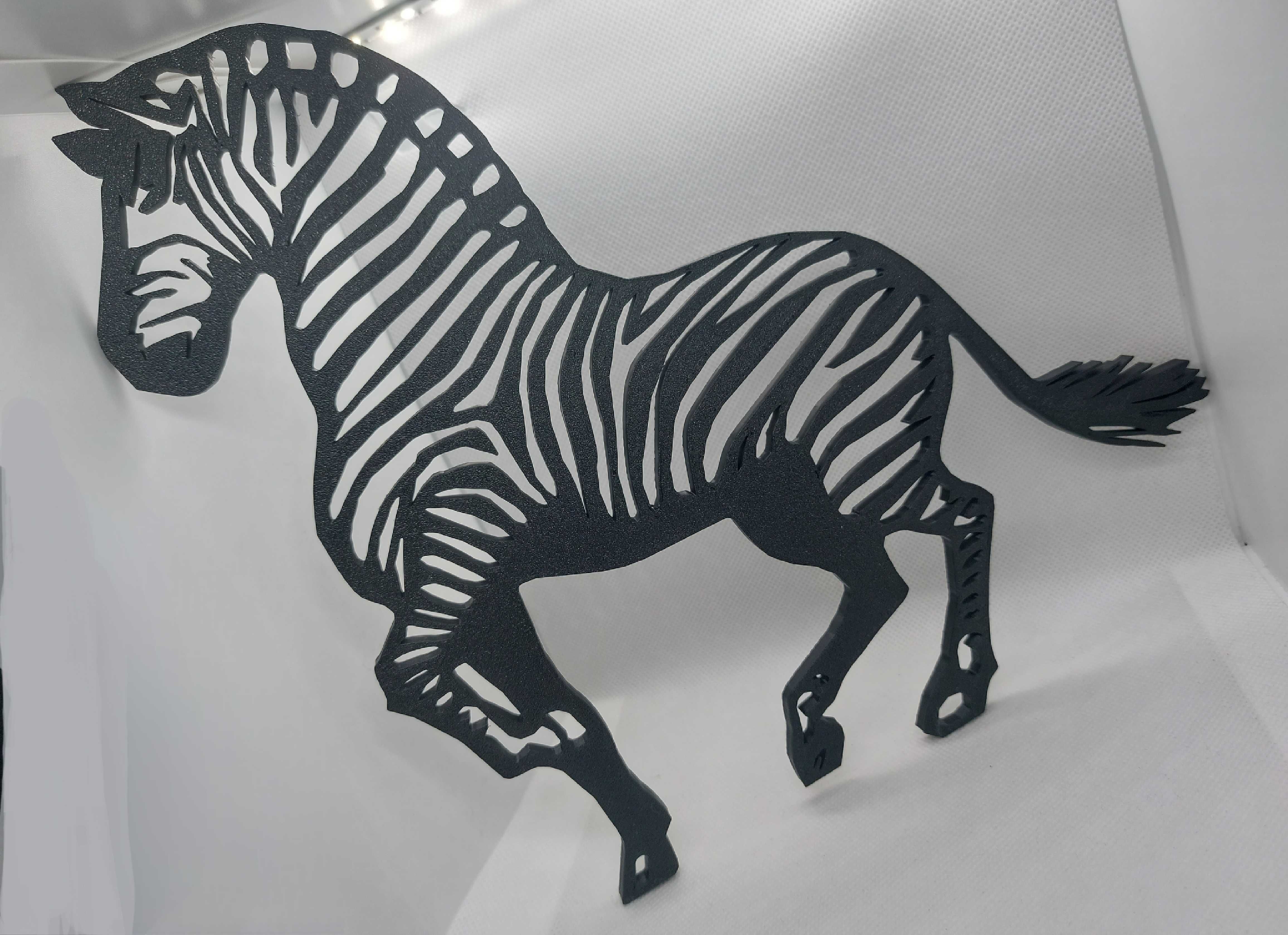 Zebra, 2D, dekoracja na ścianę, drzwi, płaską powierzchnię