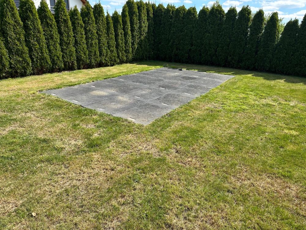 Płyty/maty tymczasowe,budowlane,stajenne,na hale,podłoże,pod basen,dom