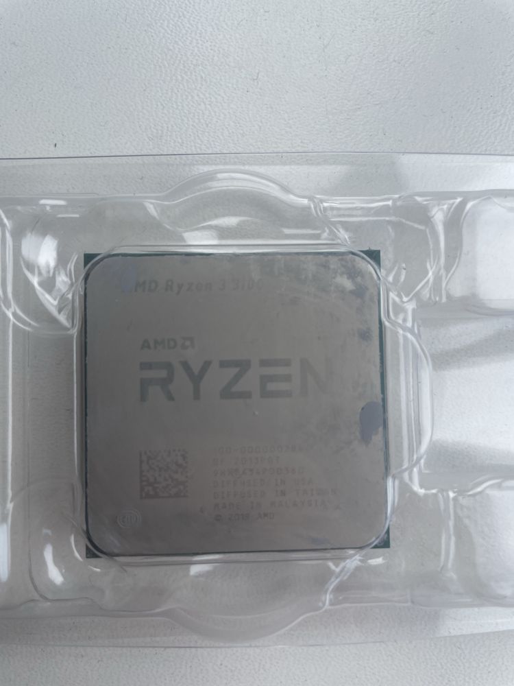 Продам процесор AMD Ryzen 3 3100 (3rd Gen, 4 ядра, 8 потоків)