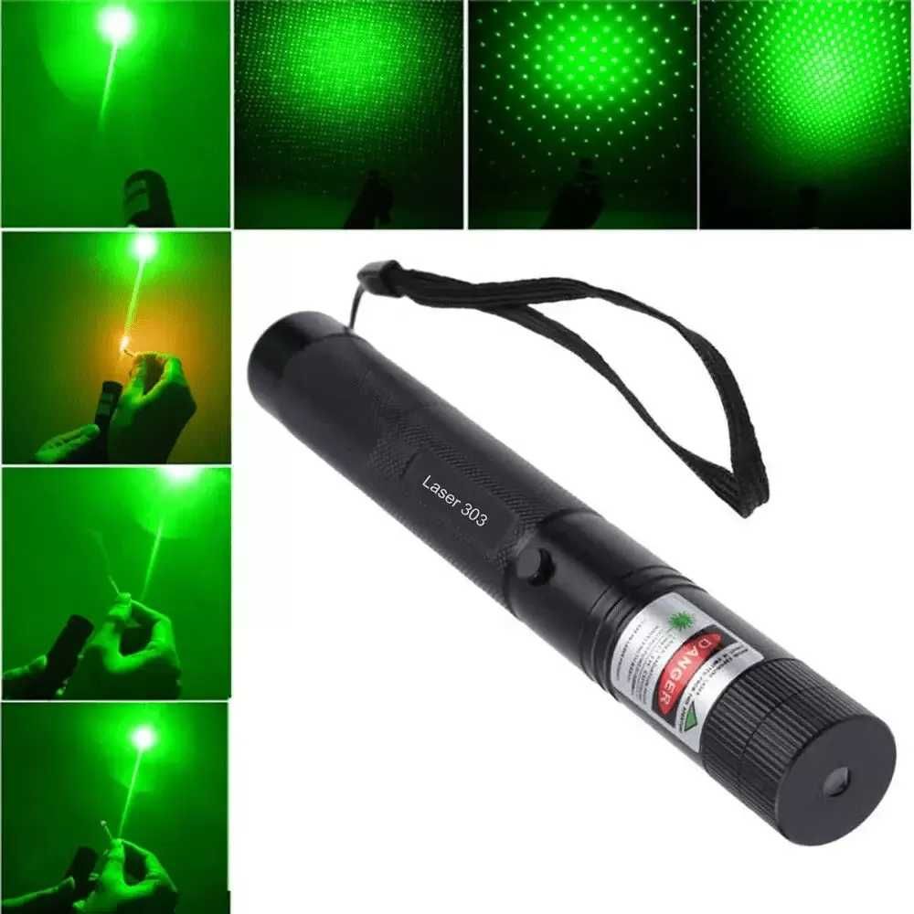 Лазерна указка зеленого кольору Laser pointer YL-303 / Діодний лазер