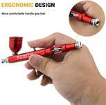 Kit de Aerógrafo Multifuncional com 3 Agulhas