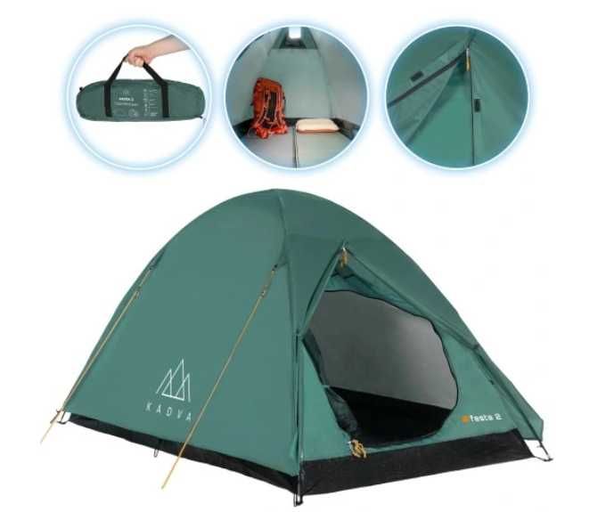 Lekki namiot kempingowy 2 osobowy, turystyczny, wodoodporny