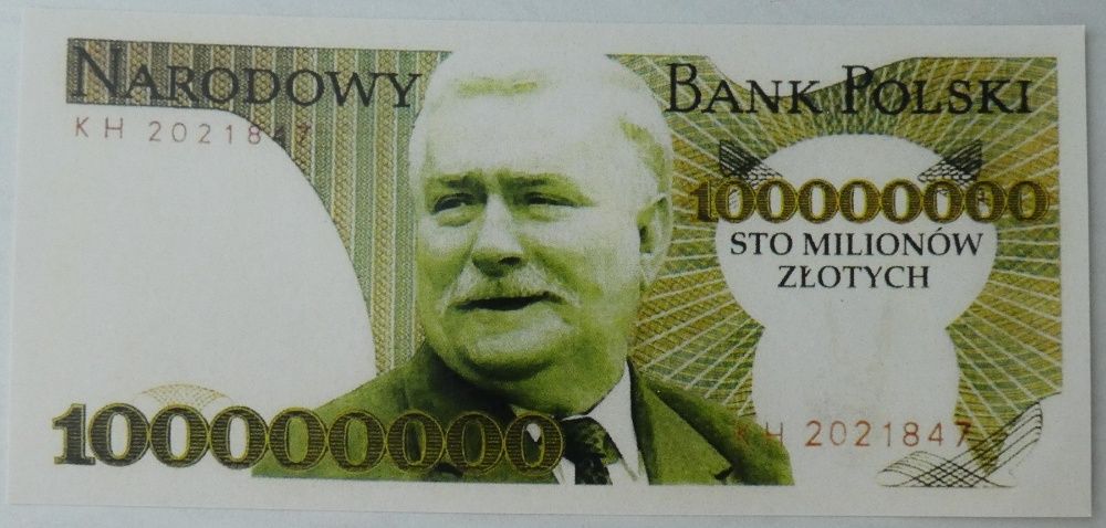 100 milionów złotych 2004 Lech Wałęsa