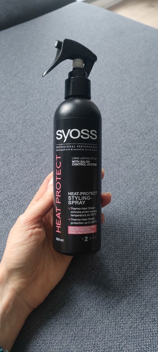 Syoss spray do stylizacji, prostowania chroniący przed temperaturą