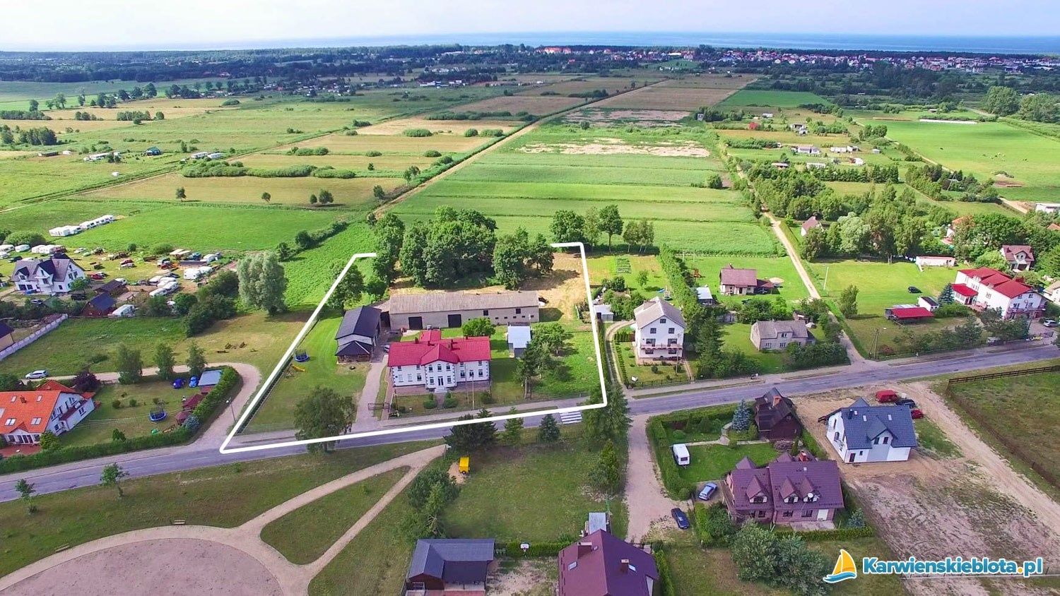 Pokoje gościnne nad morzem - AGROTURYSTYKA blisko Karwi
