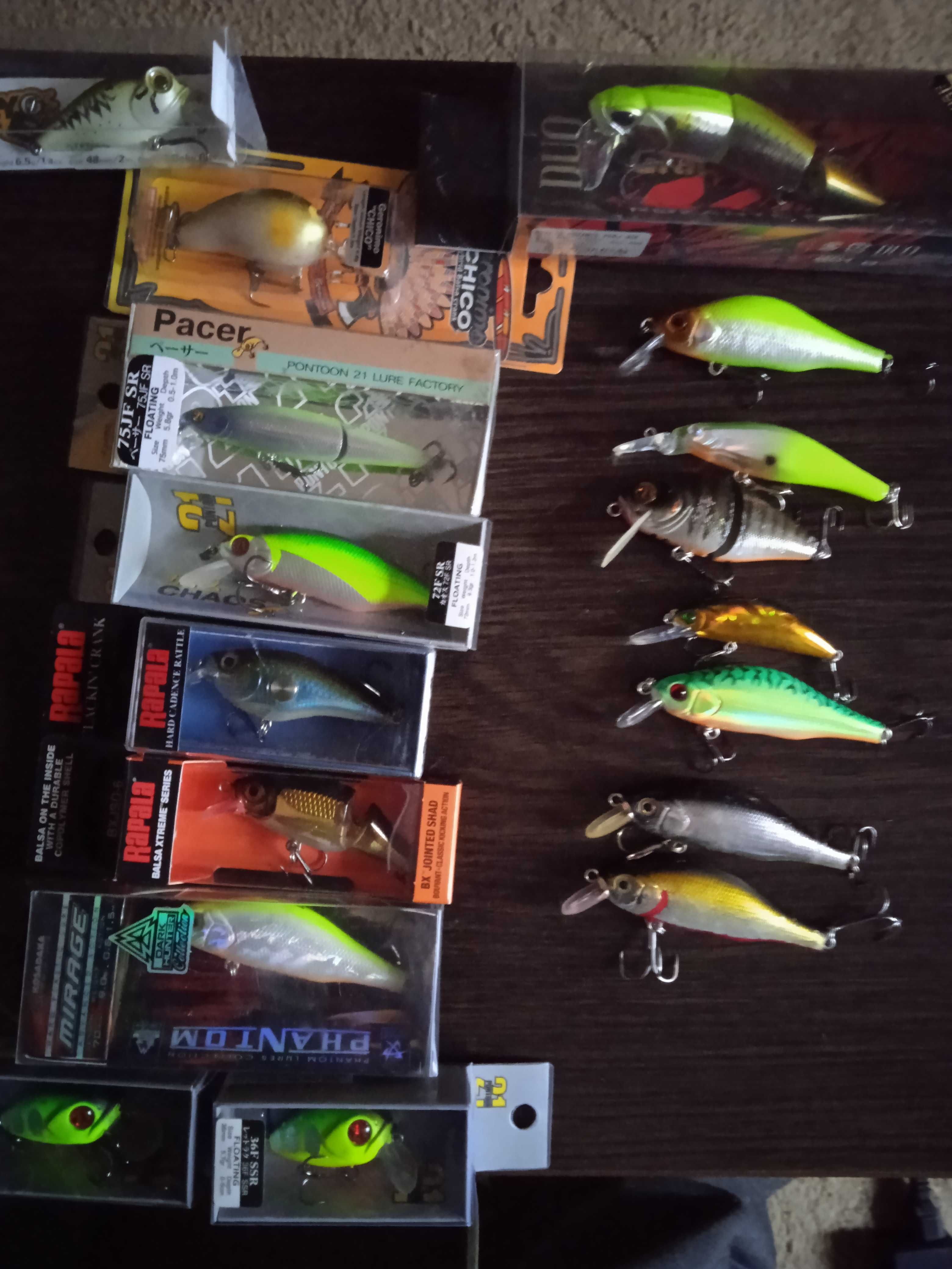 Японские воблеры Pontoon 21  Megabass DUO  Zipbaits