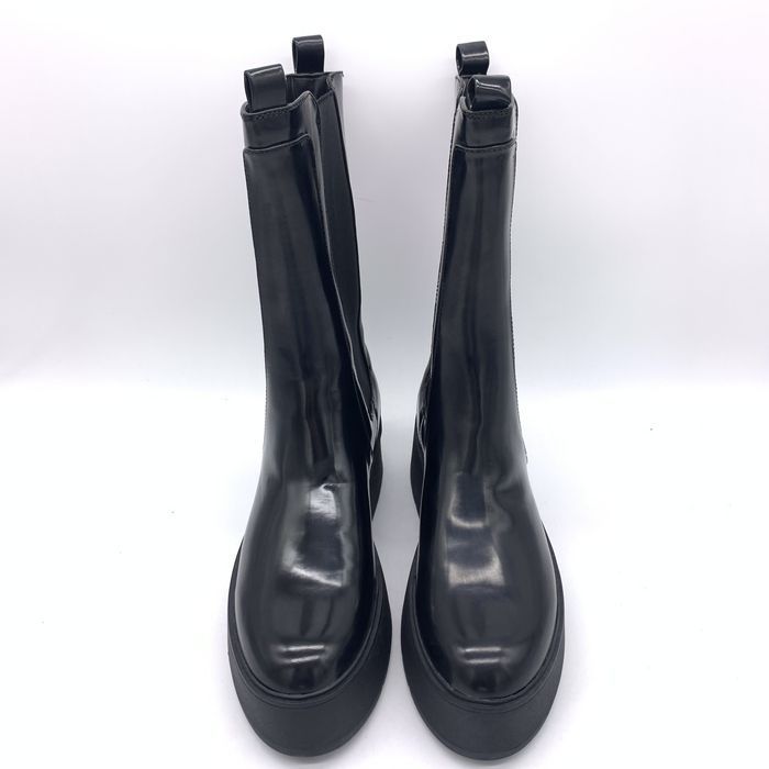Buty damskie botki na platformie eleganckie czarne EVEN&ODD rozmiar 41