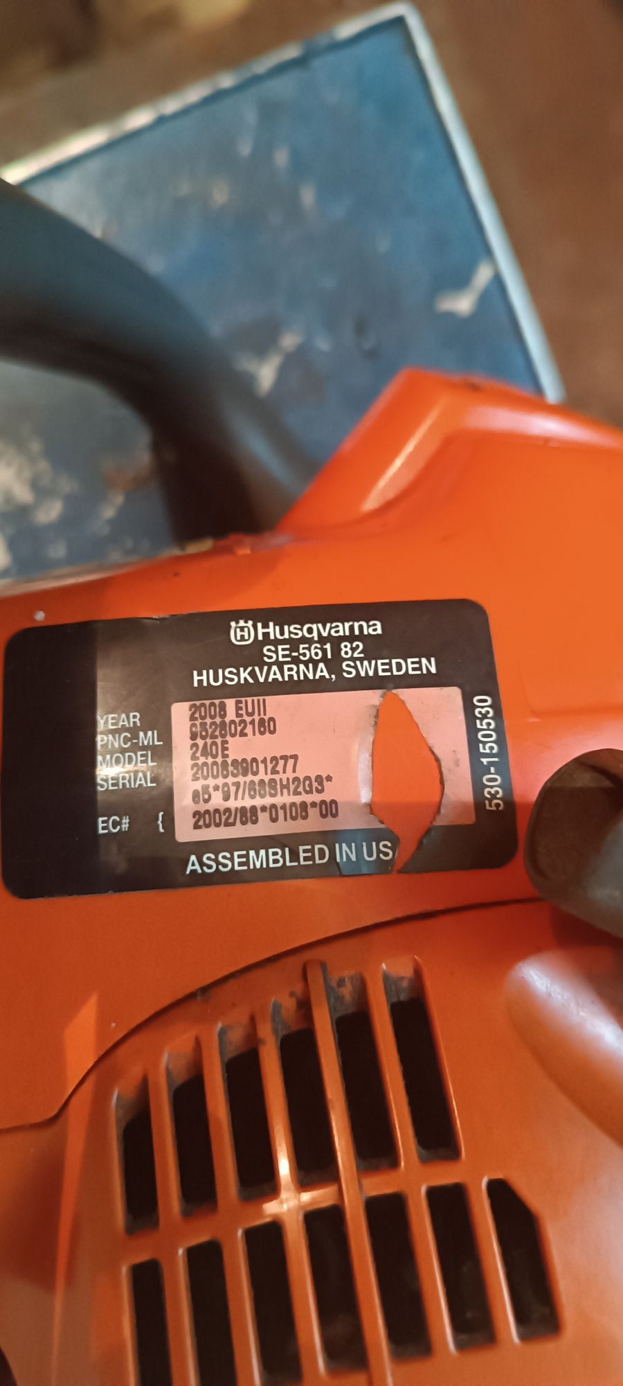 Хускварна Husgvarna  240 запчастини