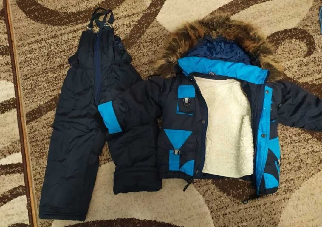 Комбінезон зимовий,комплект зимовий,куртка +штани для хлопчика