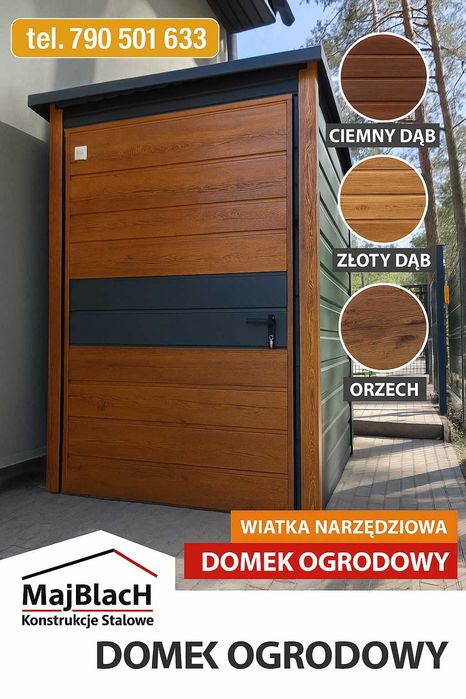 TOALETA /WC na budowę - działkę  / Mały Schowek / Ubikacja - Maj-Blach