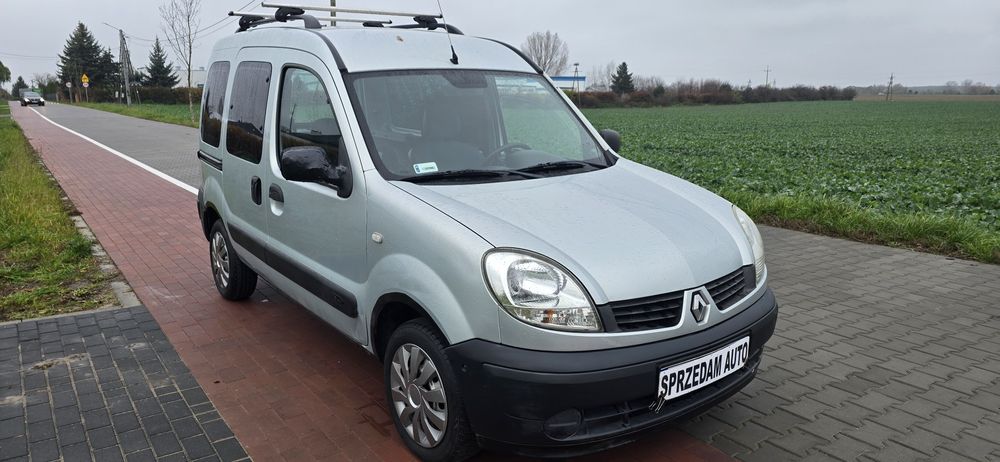 Renault Kangoo 1.2B 2008r, 2x boczne drzwi klima lift