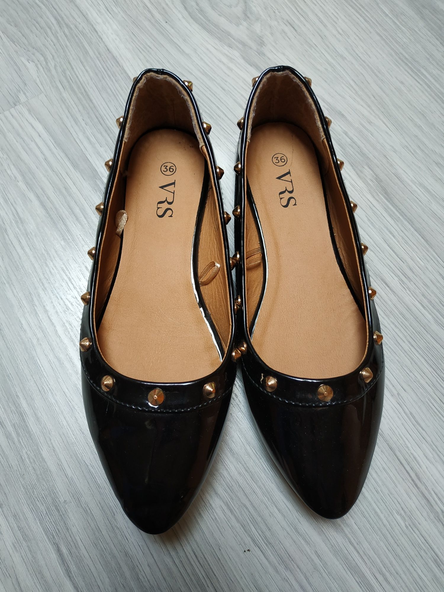 Baleriny damskie obuwie eleganckie buty płaskie wizytowe dziewczęce 35