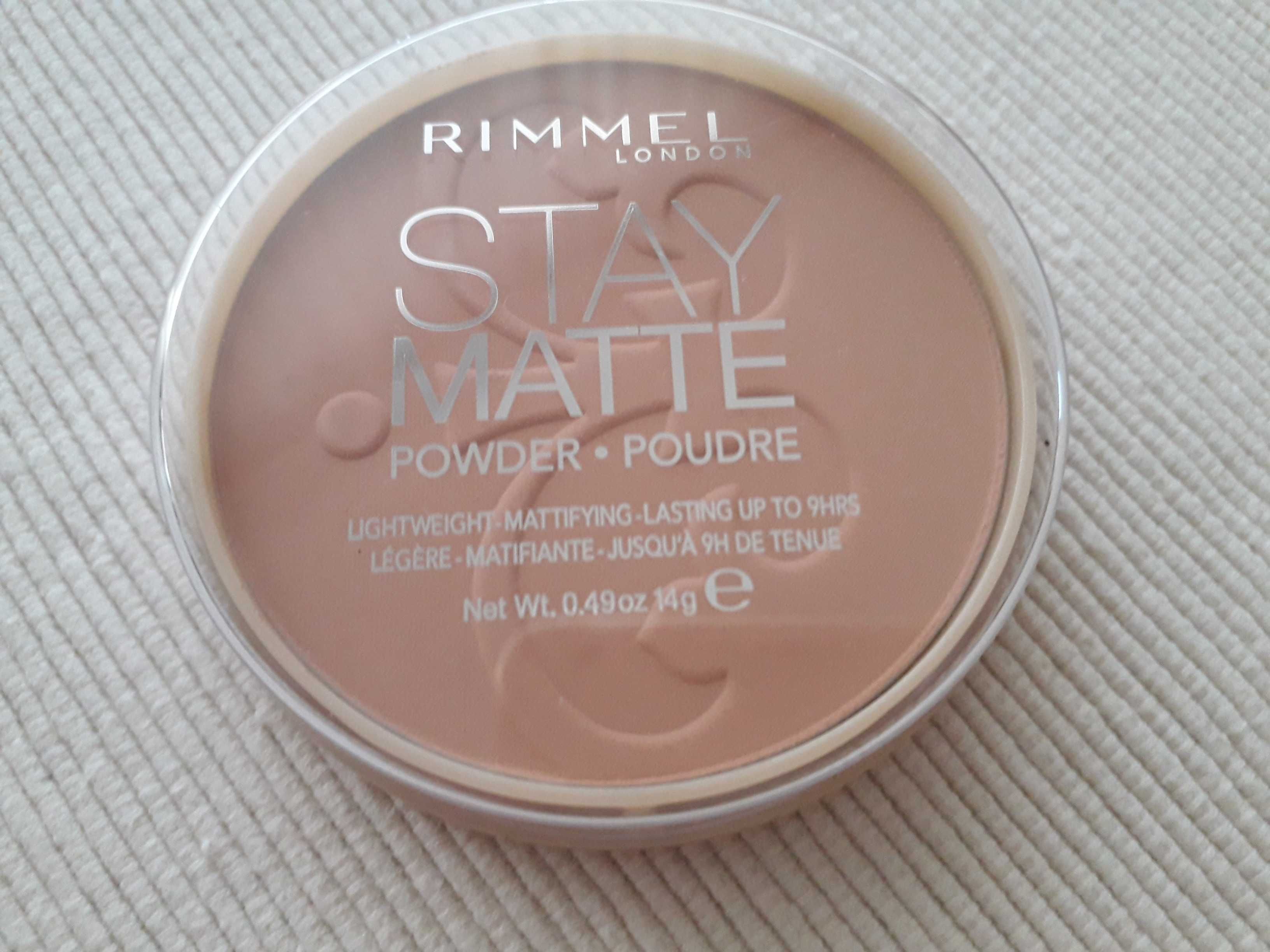 Puder w kamieniu. Rimmel London - Stay Mate. Cashmere 008, NOWY.