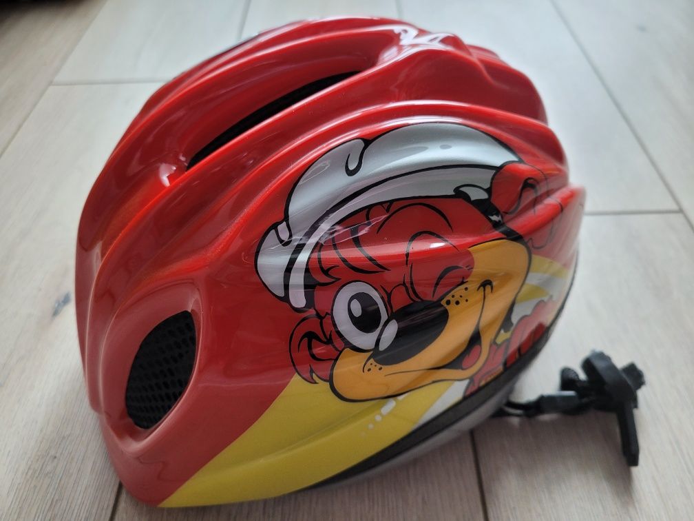 Kask dziecięcy Puky PH1 S/M  46-51 cm czerwono-żółty